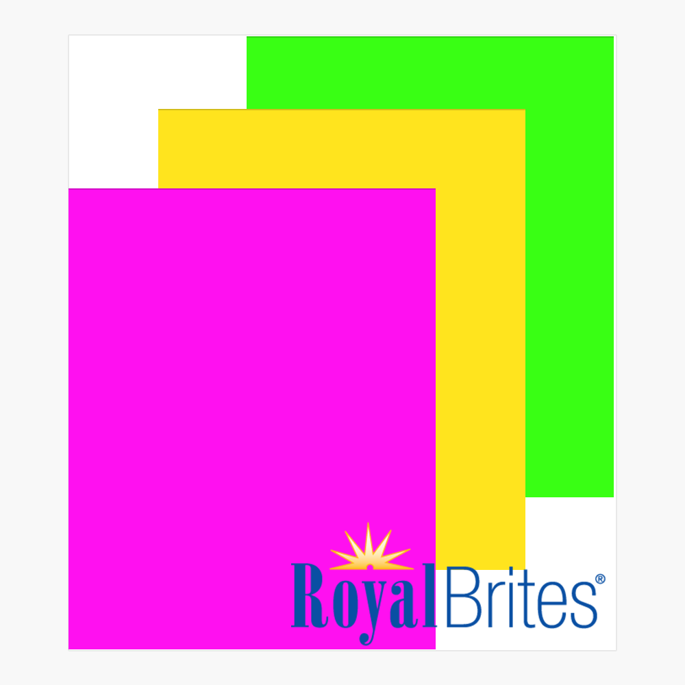 Neon Assorted Poster Board 3 Colors, 14x22, 3/pack, 12 packs/case
