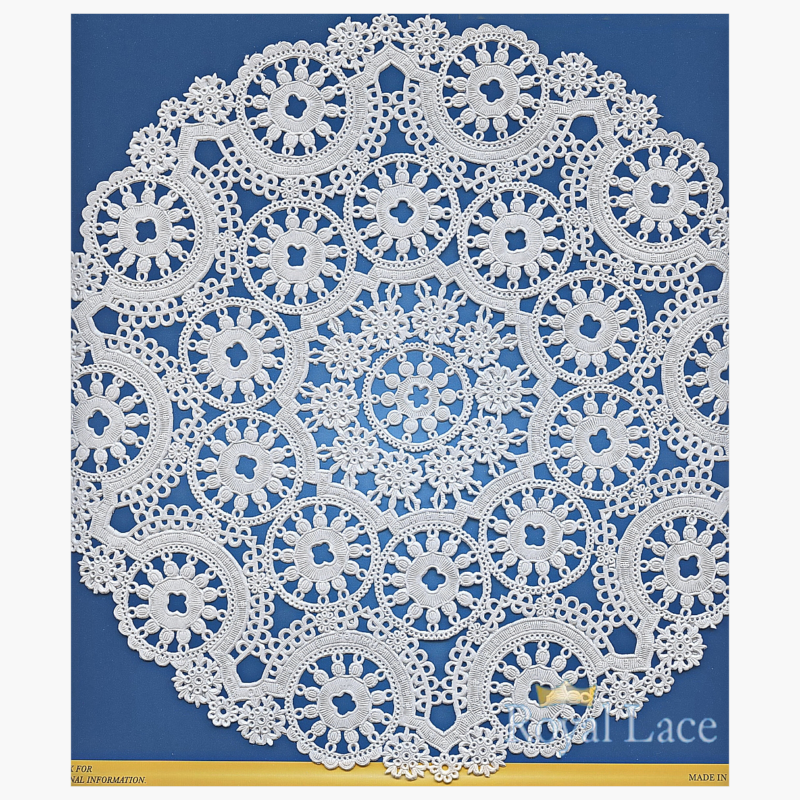 12" Medallion White Paper Doilies Royal Lace, 8/pack, 24 Packs/case ...