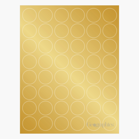 200 Pack Graduation Stickers Invitation Envelope Seals, Gold Foil Stickers (1 inch)
