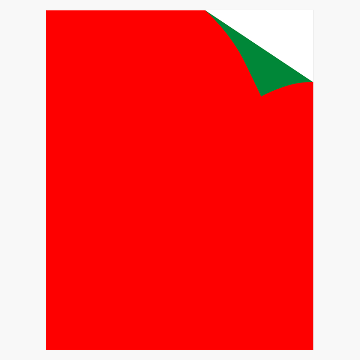 Red/Green Poster Board Two Cool® Colors, 22x28, 25/pack