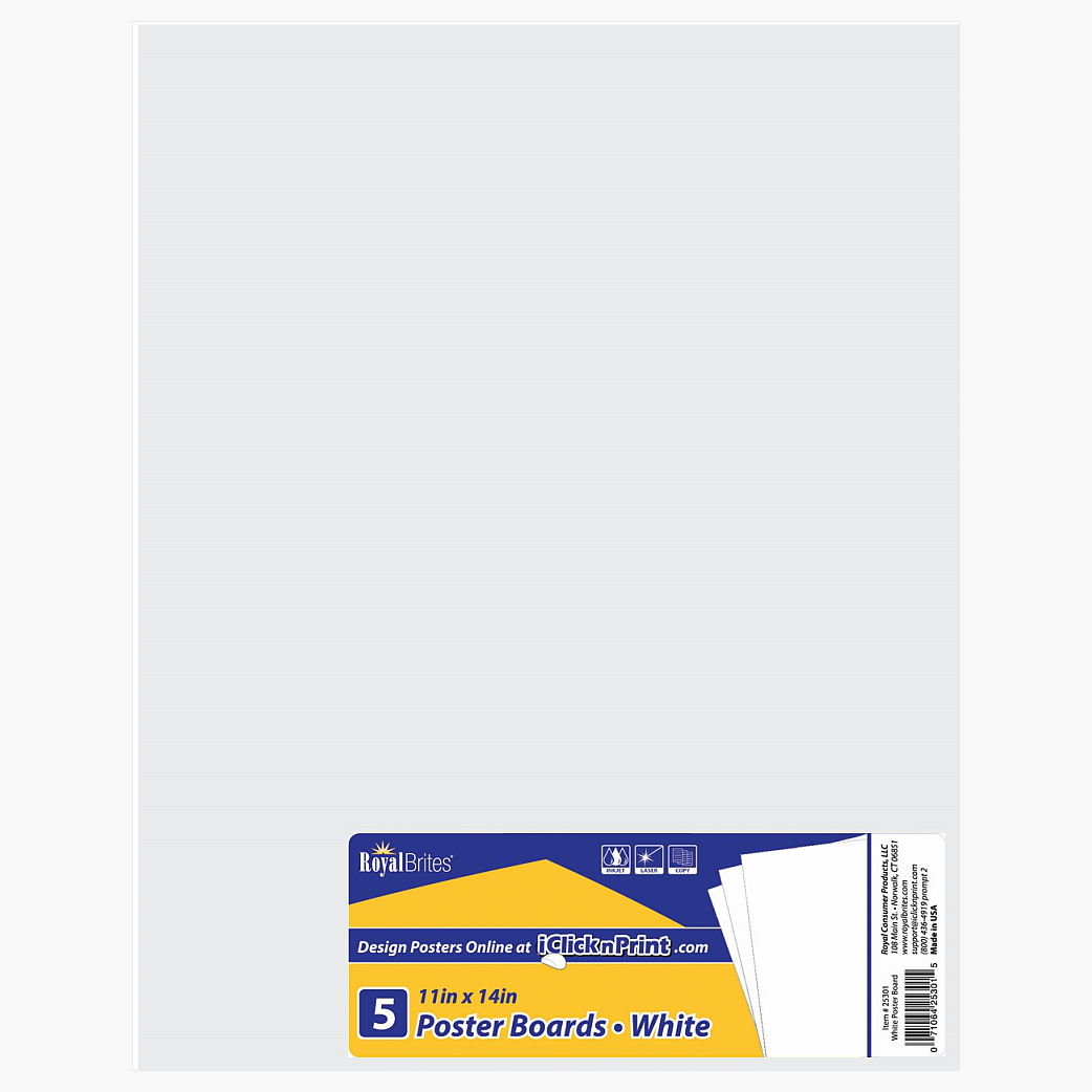 11 x 14 Posterboard 5 pack