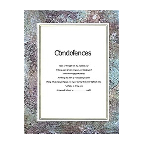 Child Condolences Cards 4 Template