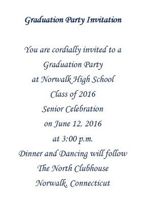 graduation ceremony invitations wording