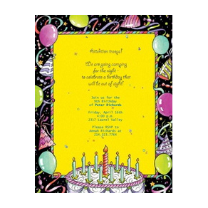 Kid’s Birthday Invitation 6 Template