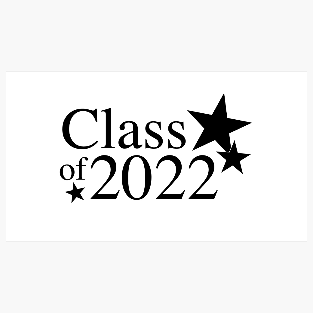 2022 graduation clip art black and white