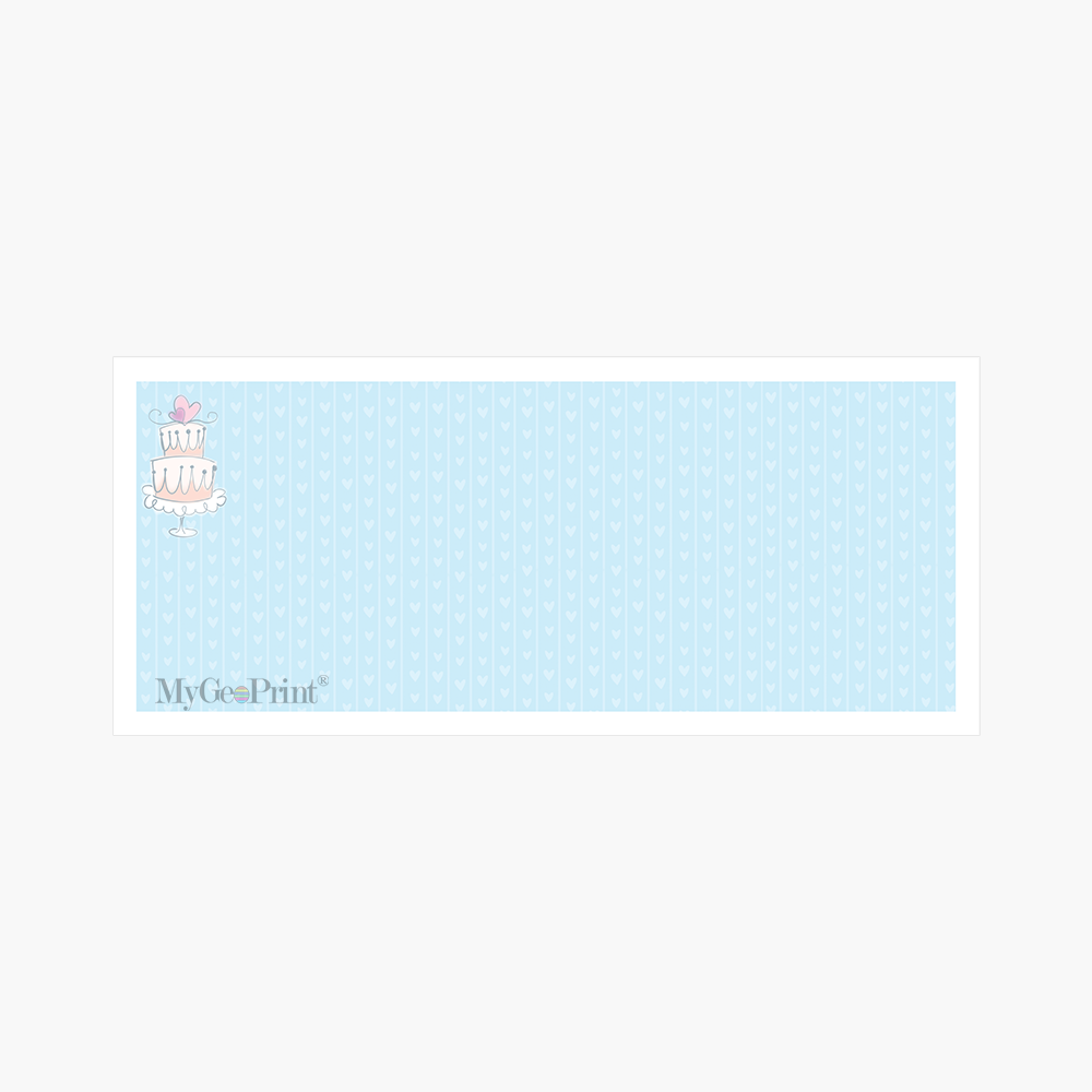 MGP21610 ENV Wedding Cake 2 Envelopes MyGeoPrint