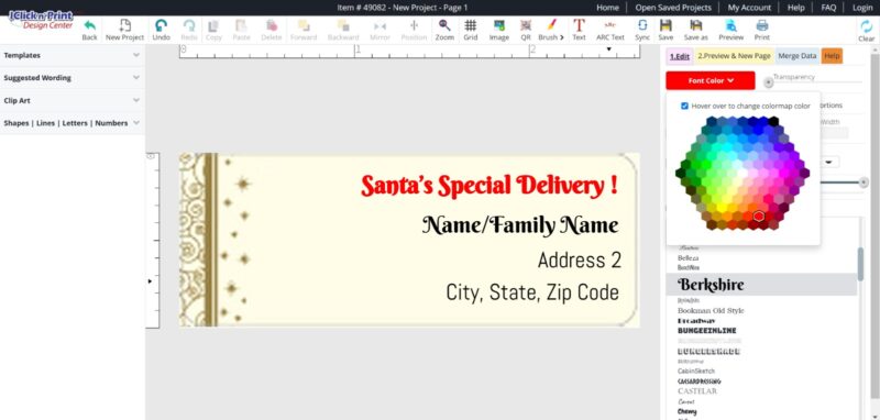 Christmas Stationery by Geographics You Can Print at Home (1)