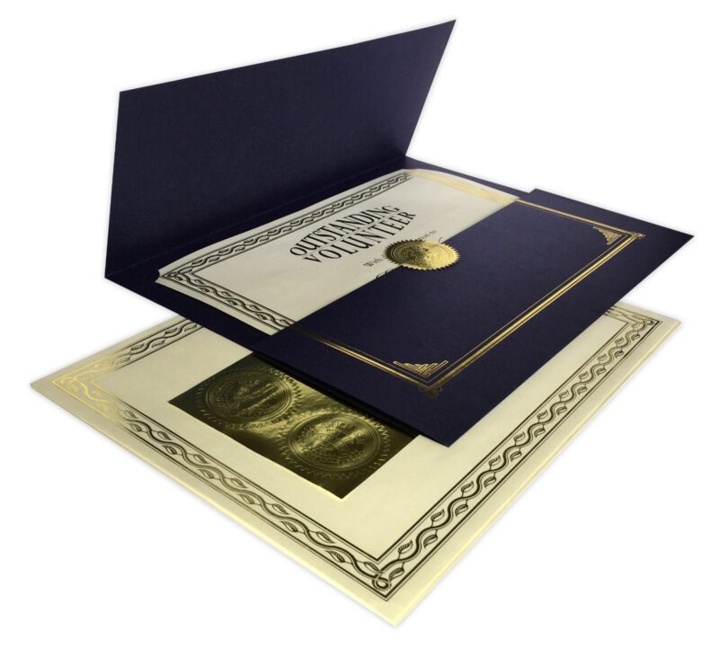 Geographics Gold Foil Certificate Seals (2)